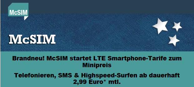 McSIM LTE Mini (Plus) Vertrag