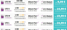 Yourfone Weihnachtstarife Allnet Flat 9,99 Euro